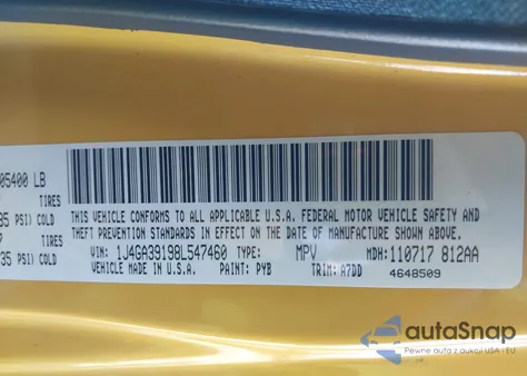 2008 Jeep Wrangler Unlimited X from USA, damaged, VIN 1J4GA39198L547460